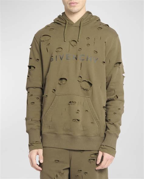 givenchy hoodie damen sale|givenchy men's destroyed hoodie.